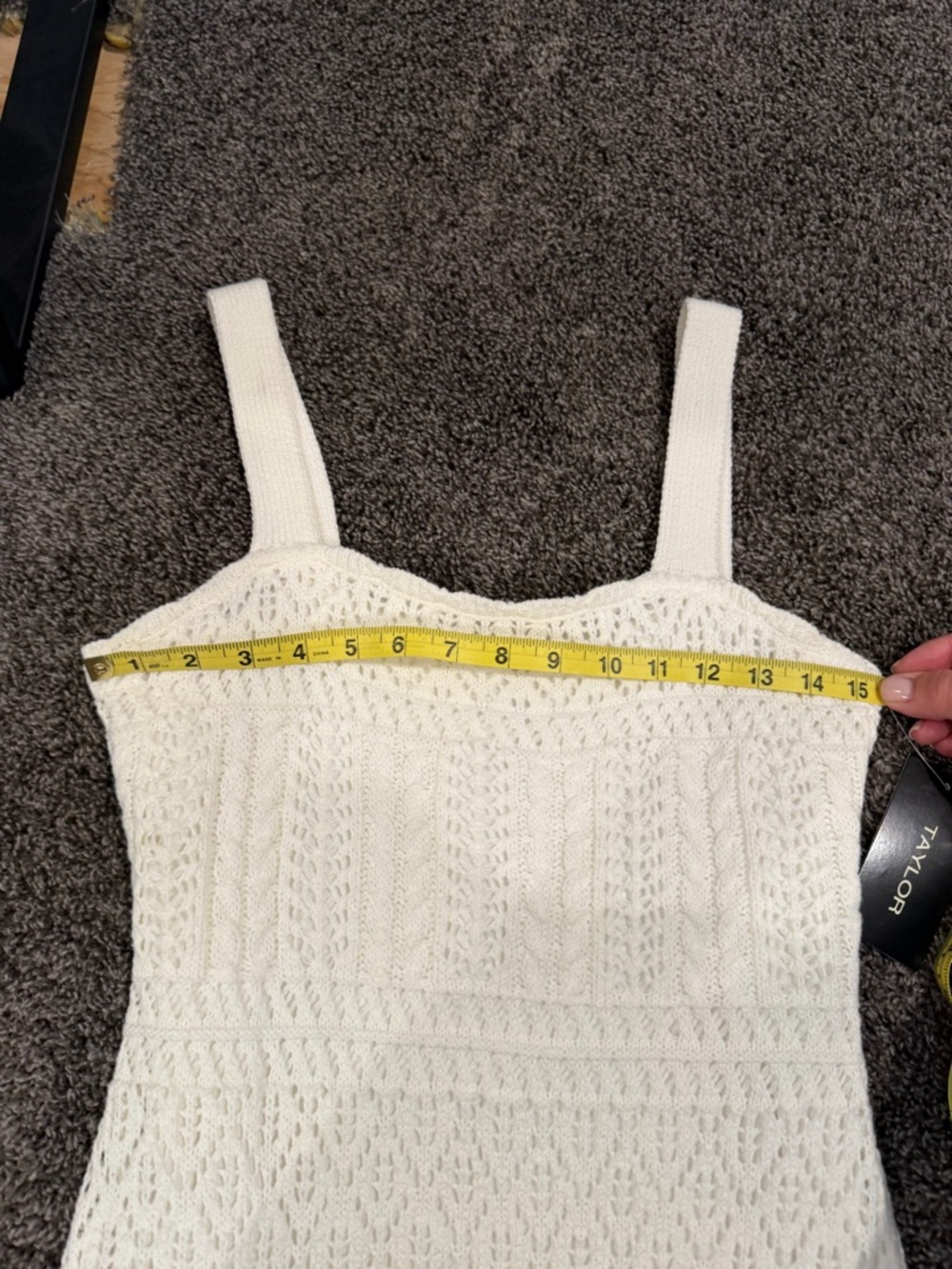 NWT TAYLOR crochet dress! Size S - Picture 6 of 8
